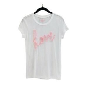 Vintage Victoria’s Secret Cotton Modal Frilly Love Detail Tee